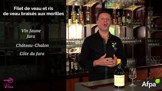 Accords mets et vins  Médaillon et ris de veau braisés aux morilles [upl. by Aicelaf]