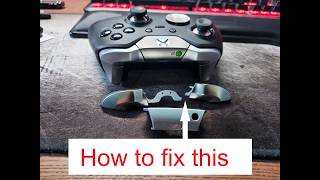 how to repair an XBOX Elite Controller with broken LB  RB including problems and solutions [upl. by Ohaus]