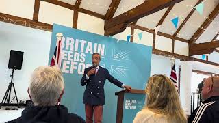 NIGEL FARAGE  EPIC SPEECH  ORATORY AT ITS FINEST  FRINTON TENNIS CLUB 15 June 2024 [upl. by Alberik455]