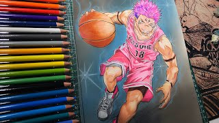 Yuji Itadori playing Basketball  Jujutsu Kaisen [upl. by Chalmers]