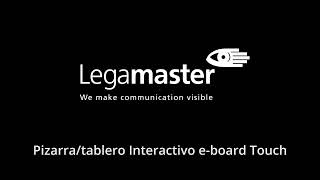 Uso eboard Touch Legamaster [upl. by Hakeber585]