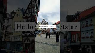 Wetzlar Hessen Germanytraveldaytripshortvideo [upl. by Hinman]