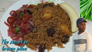 PILAU rice recipe  How to cook pilau with meat amp potatoes Pilau recipe  How to make pilau [upl. by Tessler]