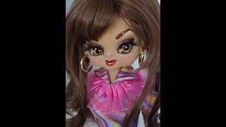 Isabella a Big Eye Fantasy Girl OOAK Lady Pose Doll [upl. by Idet]