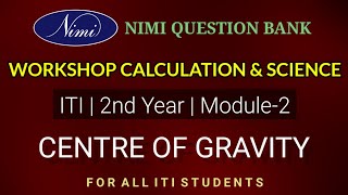 Workshop Calculation and Science  Centre of Gravity  NIMI [upl. by Eerat]