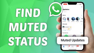 How to Find Muted Status on WhatsApp 2024 [upl. by Nesral]