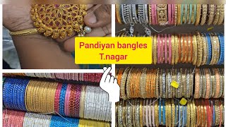 Tnagar shopping vlog❤️pandiyan bangles Ranganathan street 🥳 [upl. by Assilam]