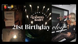 MY 21ST GOLDEN BIRTHDAY VLOG [upl. by Ayin615]