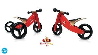 Kinderfeets Tiny Tot  2 in 1 Driewieler amp Loopfiets [upl. by Einavoj]