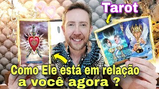 Como Ele está em relação a você agora  Tarot de hoje O ele pensa e sente por você hoje Ele hoje [upl. by Oek301]