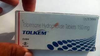 TOLKEM TAB RxTolperisone hydrochloride 150  used for fibromyalgia disease [upl. by Yolande]