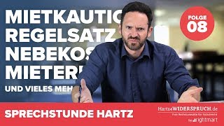 Sprechstunde Hartz 4  Teil 8 – rund um Miete Umzug und Nebenkosten [upl. by Leander748]