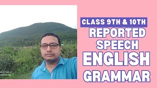 Reported Speech Class 9th amp 10th CBSE English [upl. by Yauqram468]