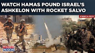 Hamas Rockets From Gaza Pound Ashkelon Sirens Sound in Israeli Cities IDF Vows Retaliation Watch [upl. by Glynas]