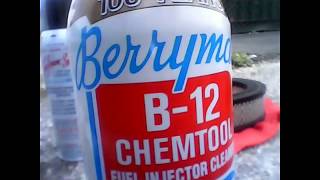 Berrymans b12 chemtool fuel injector cleaner bore scope before and after [upl. by Oiromed]