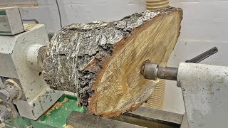 Woodturning  snow mammoth foot [upl. by Levins]