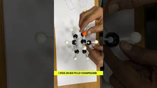 1 POS in Bicyclo Compound 🔥 chemistry experiment shorts iitjee iit neet education [upl. by Reivaxe]