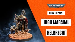 How to Paint High Marshal Helbrecht Black Templars [upl. by Brackett]