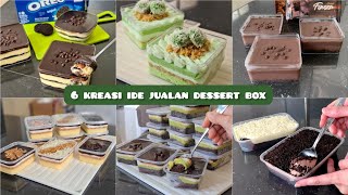 Tanpa oven 6 kreasi dessert box buat ide jualan [upl. by Zoila]