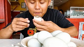 BALUT MUKBANG UNCUT SA KANTO  KANTO STYLE NA BALUTAN [upl. by Etnuad10]