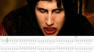 Marilyn Manson  The Nobodies Guitarless tab [upl. by Dene]