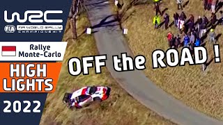 WRC Rally Highlights  Saturday Morning Day 3 WRC Rallye MonteCarlo 2022 [upl. by Debra686]