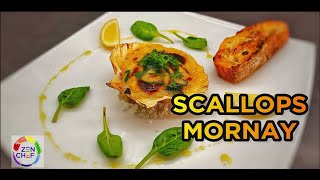 🇫🇷 Is this the most DELICIOUS WAY to prepare SCALLOPS  Scallops mornay  ASMR 🇫🇷 [upl. by Scutt755]