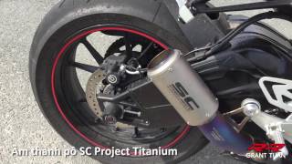 BMW S1000RR SCProject CRT VS Stock GrantTuan [upl. by Ohcamac]