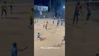 Rally 😱powerful spike and finishing 😲Difence 😳 volleyball volleydonor volley shorts viral [upl. by Jalbert]