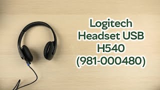 Розпаковка Logitech Headset USB H540 981000480 [upl. by Given]