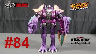 Transformers War For Cybertron Kingdom Leader Class Megatron Beast Review 84 [upl. by Beitz]