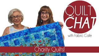 Quilt Chat  FREE Patterns for Charity Quilters  International Charity Day [upl. by Adnilemreh885]