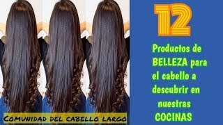 ¡12 PRODUCTOS DE BELLEZA PARA EL CABELLO A DESCUBRIR EN NUESTRA COCINA [upl. by Sirotek]