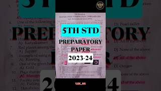 5TH STD EVS PREPARATORY PAPER boardexams youtube shorts viral 8th 8thclass ytshorts [upl. by Tterb553]