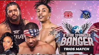 6 Man Tag Highlights from A Star Spangled Banger [upl. by Hastings972]