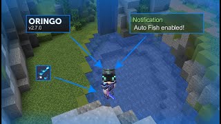 Oringo client crack  Best FIshing macro  Hypixel Skyblock [upl. by Sedicla]