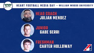 2024 Heart Football Media Day — William Woods University [upl. by Eirak741]