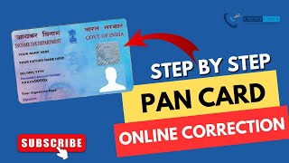 How to Correct PAN Card Details Online  PAN Card Correction Process Explained [upl. by Feerahs187]