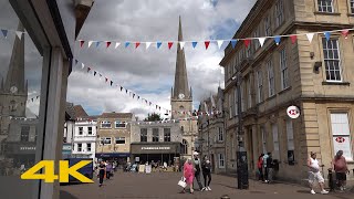 Trowbridge Walk Town Centre【4K】 [upl. by Leopold]