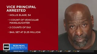 Stockton vice principal faces vehicular manslaughter drunk driving charges [upl. by Iroc]