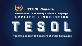 TESOL Canada Certification 1st Lecture 11082022 [upl. by Lalib262]