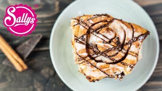 Schoko Zimtschnecken  Cinnamon Chocolate Rolls  VEGAN  Sallys Welt [upl. by Atig]