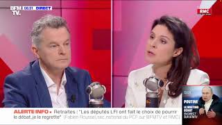 Fabien Roussel invité de BFMTV RMC [upl. by Burnett223]