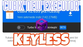 ROBLOX NEW CUBIX EXECUTOR KEYLESS  PASTEBIN 2024 [upl. by Durante]