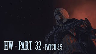 HW MSQ Movie Part 32 Patch 35  All Cutscenes with Derplander  Griffin Griffin on the Wall [upl. by Allisurd]