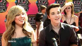 jennette mccurdy and nathan kress kca 2010 interwiew [upl. by Nuahc]