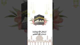 Subhanallahi wabi hmadi  fazeelat fwaeed viralvideo 2024 islamic allah subhanallahiwabihamdihi [upl. by Rennat678]