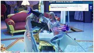 Easiest Way To Defeat Emma Frost  Diamond In The Raft Quest  Fortnite Chapter 5 Season 4 [upl. by Entirb474]