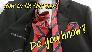 How to tie a tie【プレーン・ノット】この結び方知っていますか？ [upl. by Ennahteb921]