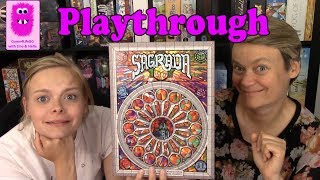 Sagrada Playthrough amp First Impression In English board game family game [upl. by Lladnek]